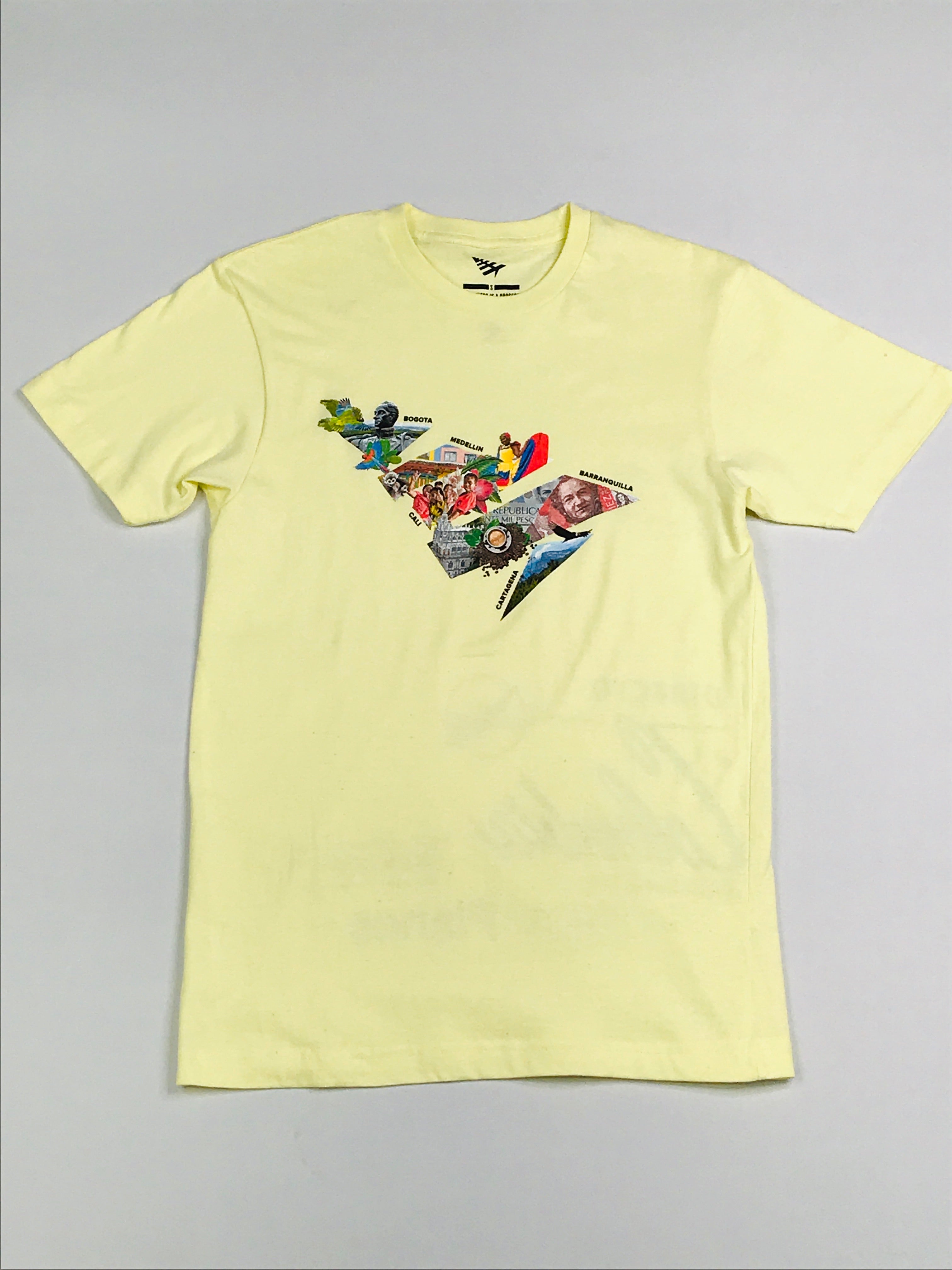 Planes “Direct to Columbia” tee in lemon