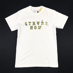 Strivers Row “paint” tee in white