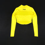 Kappa Authentic Drijy athletic set in fluorescent yellow -black