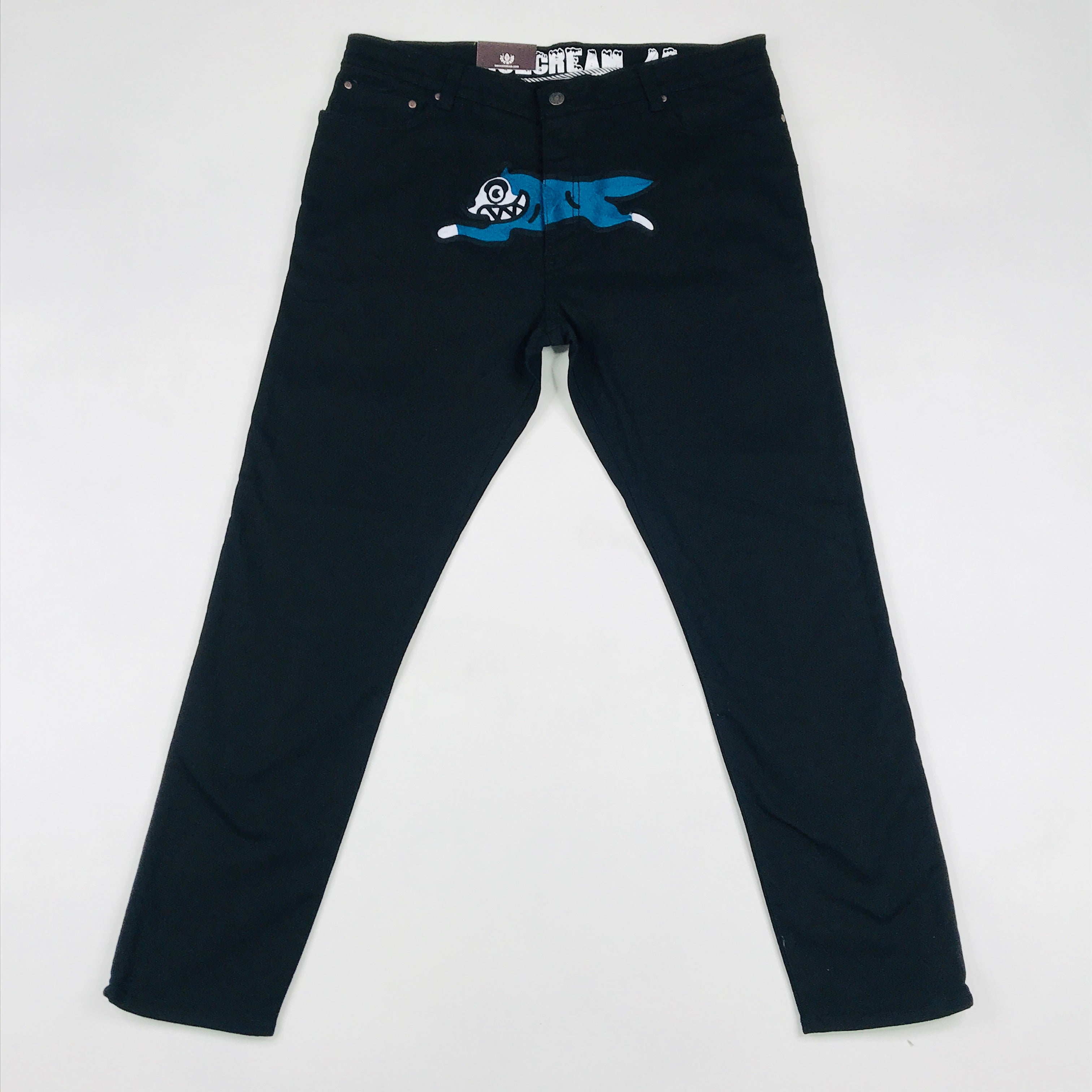 Icecream hawk jean in black – R.O.K. Island Clothing