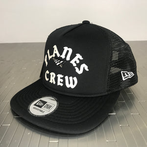 Planes Crew black trucker snapback