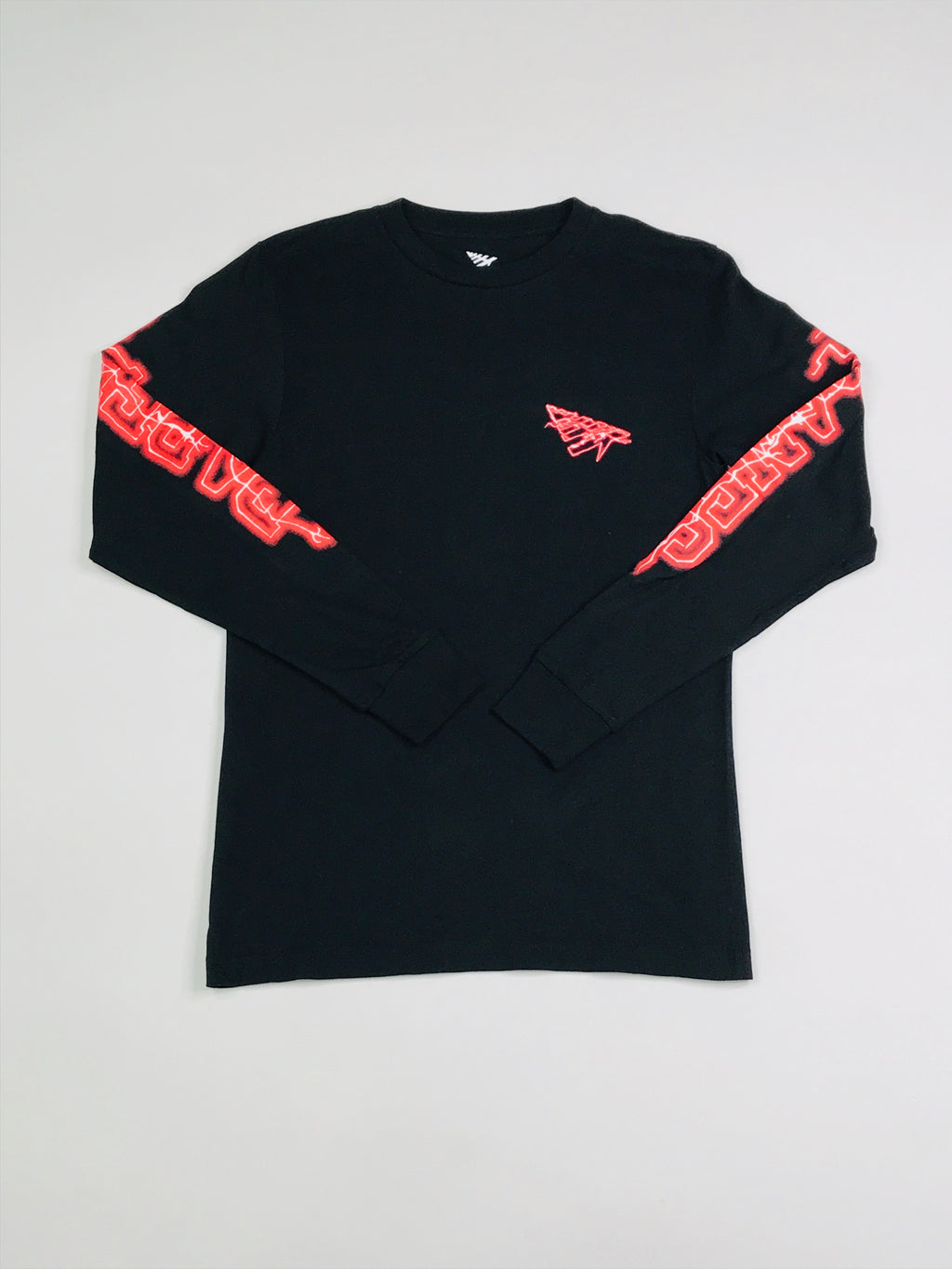 Planes Red electricity long sleeve shirt in black