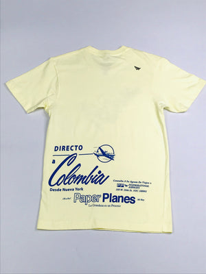 Planes “Direct to Columbia” tee in lemon