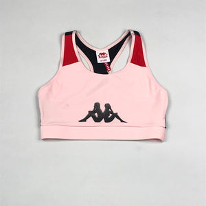 Kappa authentic race catim sports bra  in pink-red-reflective