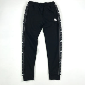 Kappa 222 Banda Alanz joggers in black-dark grey-white