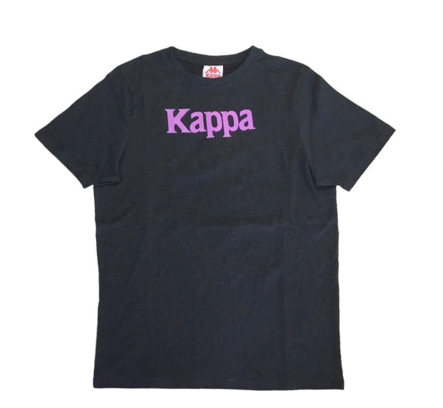 Black and purple store kappa shirt