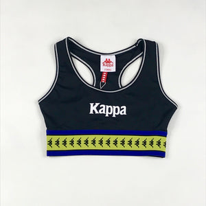 Kappa 222 Banda Detlu athletic set in black-neon-royal