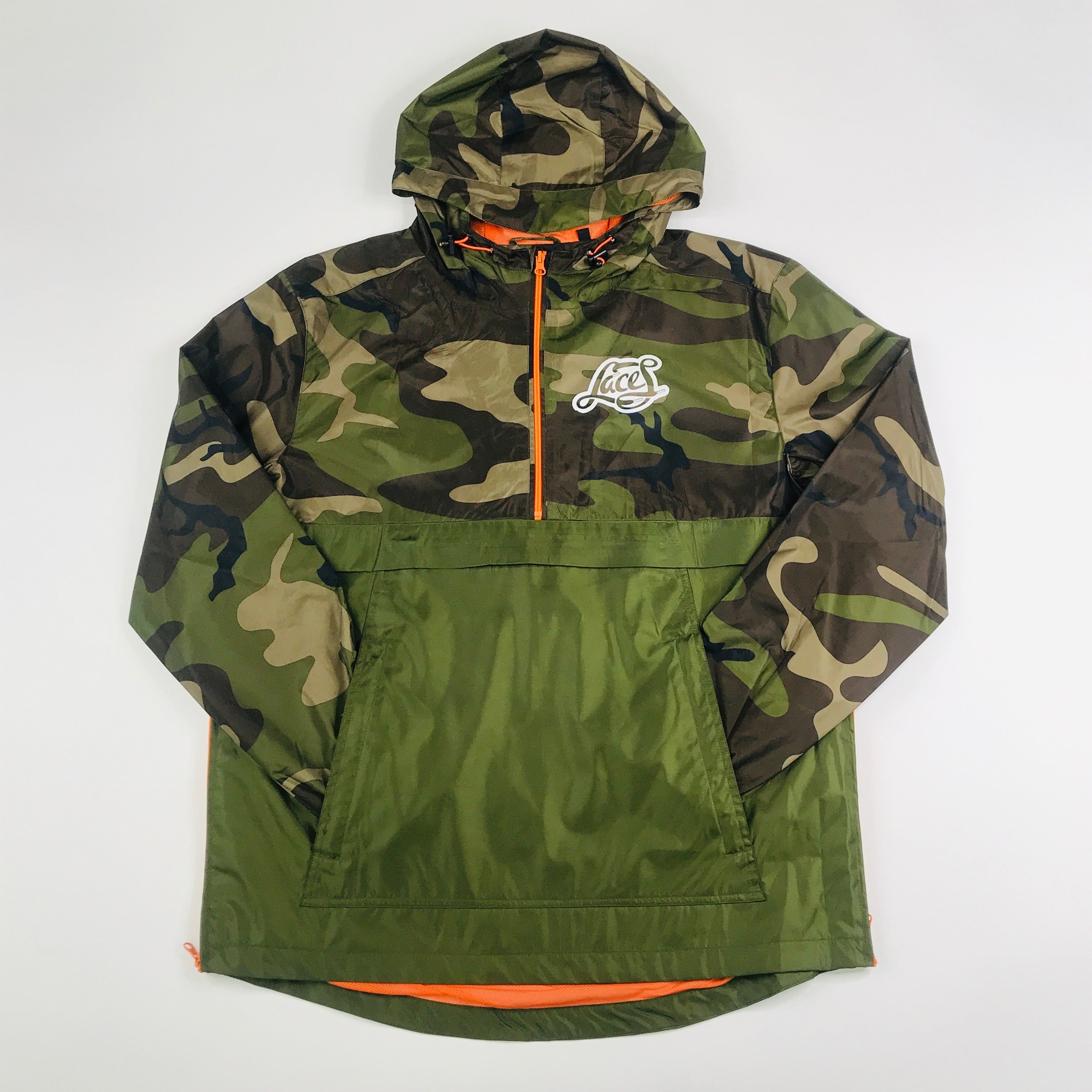 Laces army fatigue windbreaker