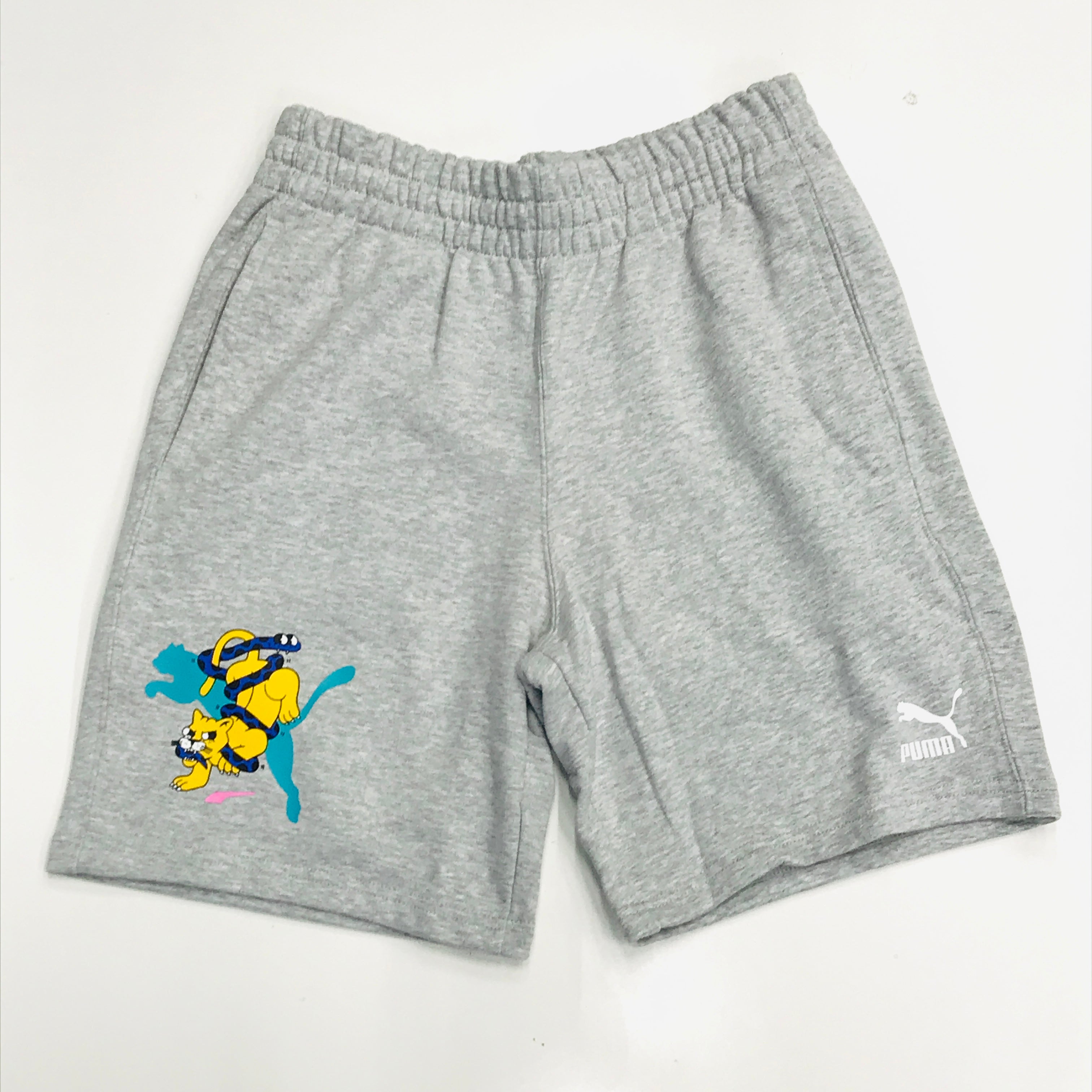 Puma x Aka Boku shorts in light heather grey