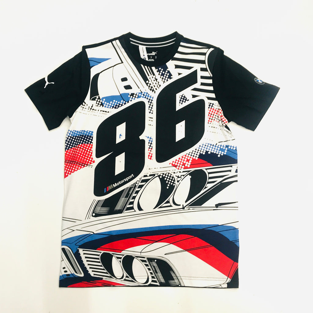 Puma BMW MMS street vintage tee in black