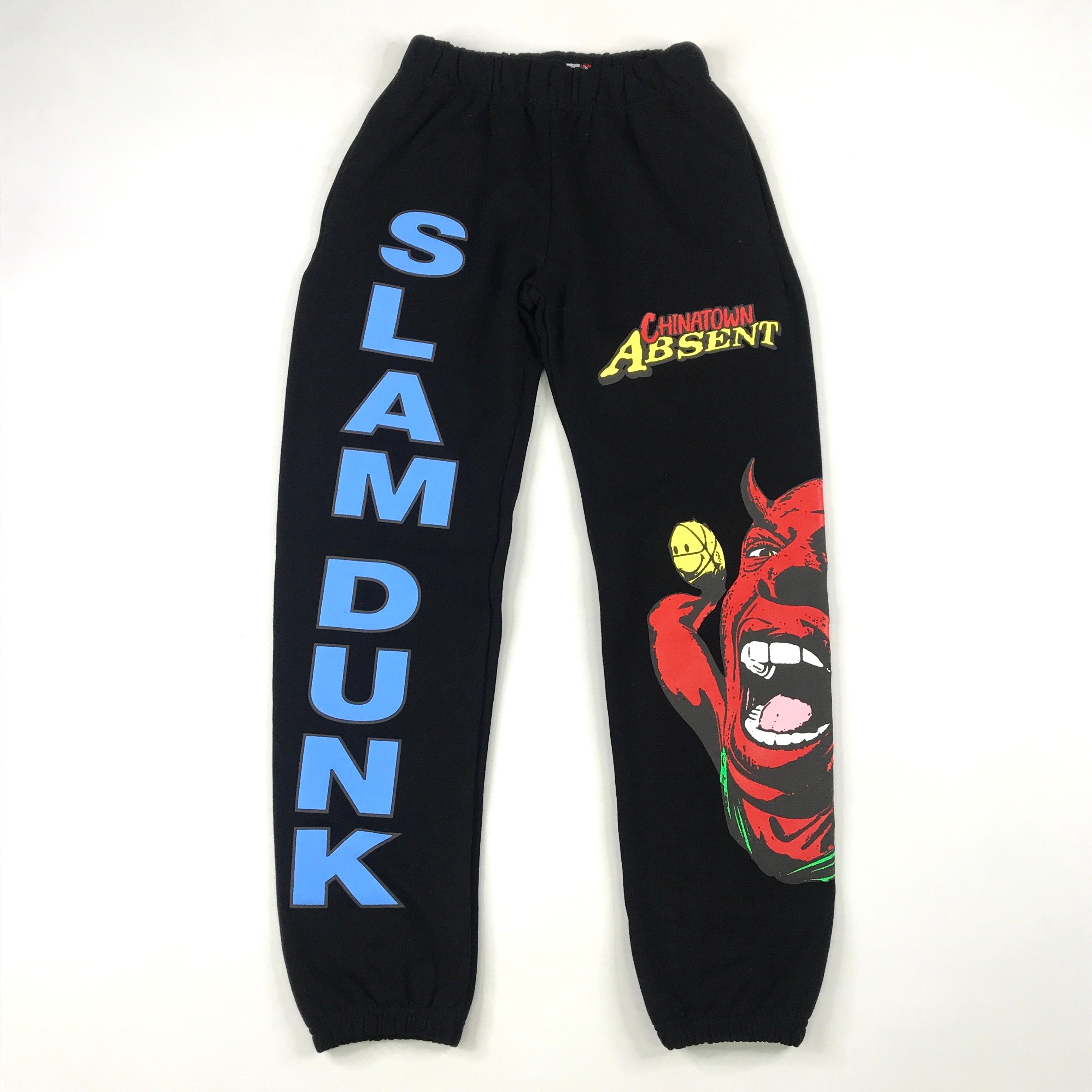 Chinatown Market Devil Dunk Contest men’s joggers in black