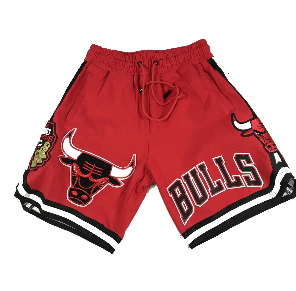 NBA Chicago Bulls Pro Standard Finals Shorts Home White Red Medium x6  Champions 196541046383