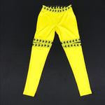 Kappa Authentic Drijy athletic set in fluorescent yellow -black