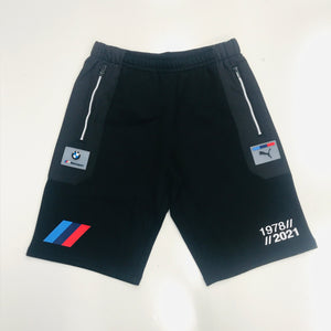 Puma BMW MMS street sweat shorts in black