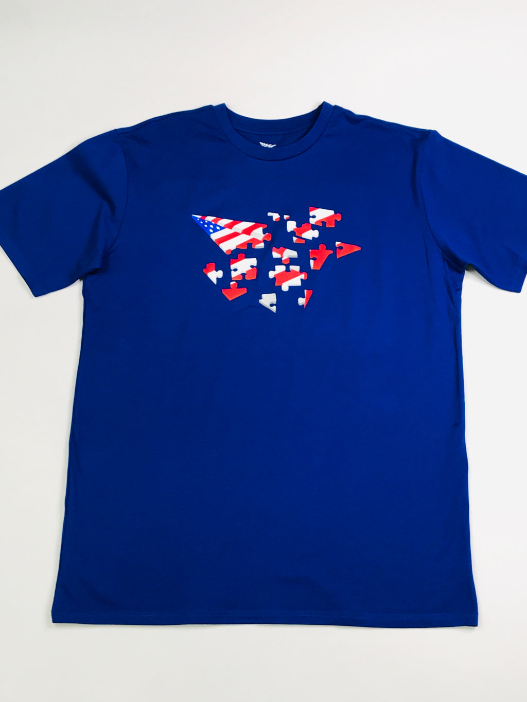 Planes Process Puzzle tee in royal