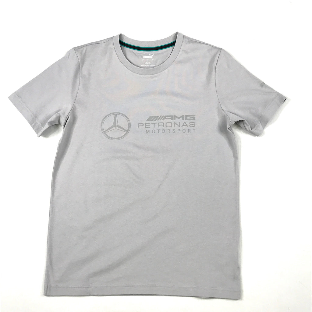 Puma MAPM logo tee in team silver