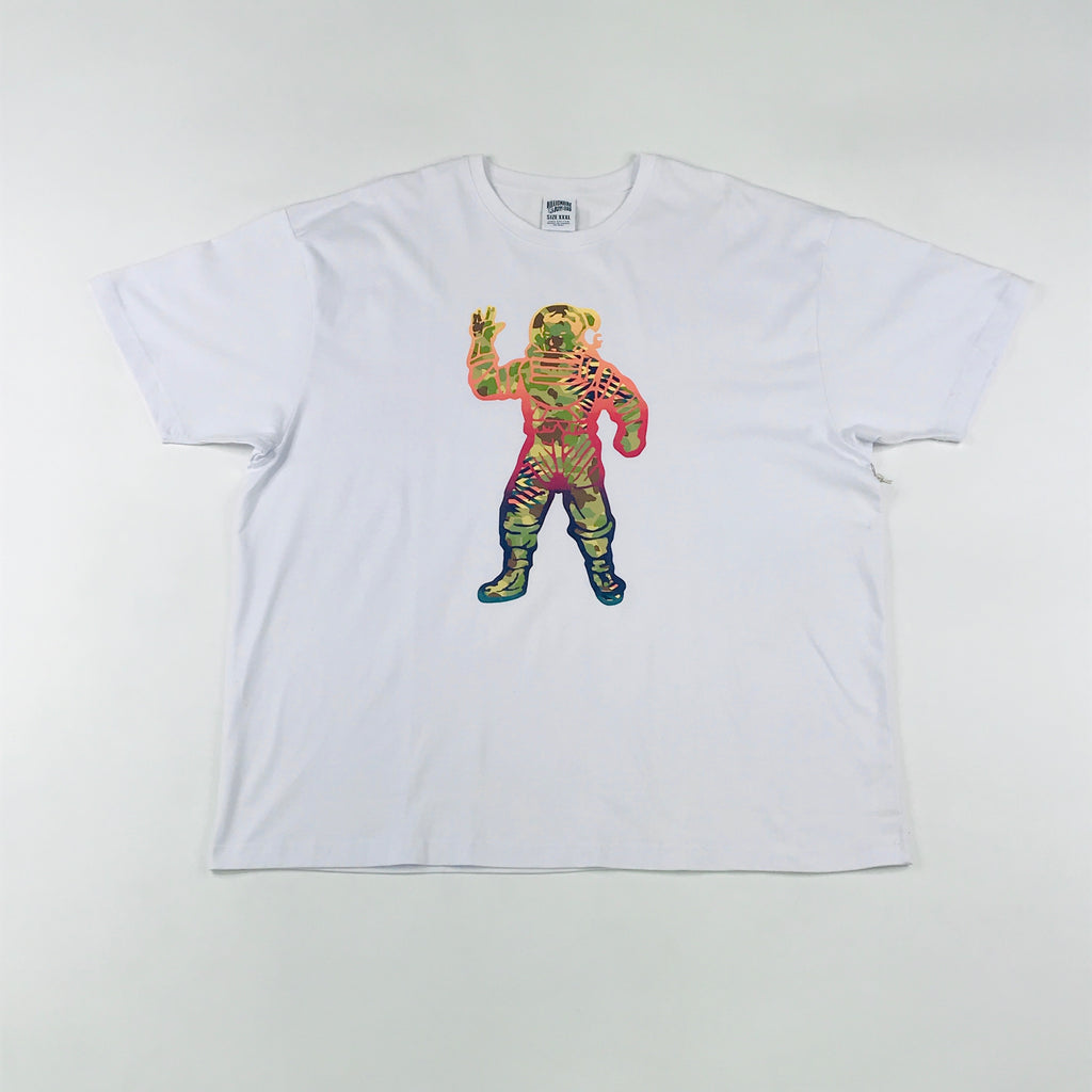 Army fatigue BBC astronaut on white tee