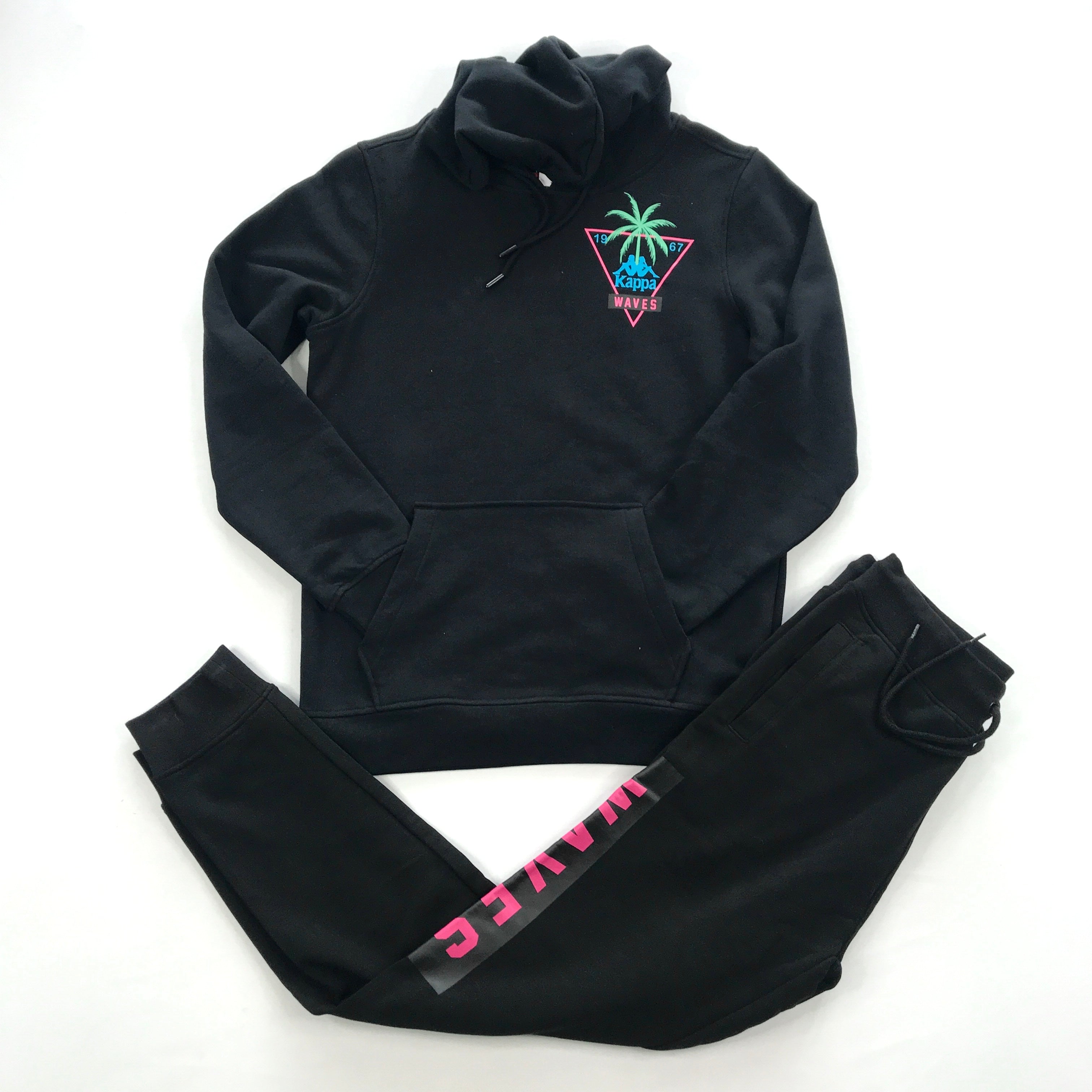 Kappa Authentic Oracabessa Hoodie set in black