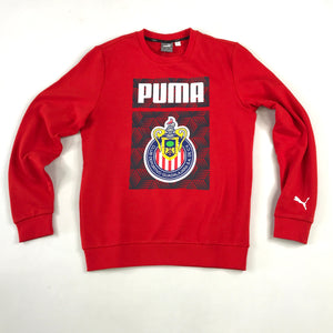 Puma CHG ftbl CORE Graphic sweatshirt in red