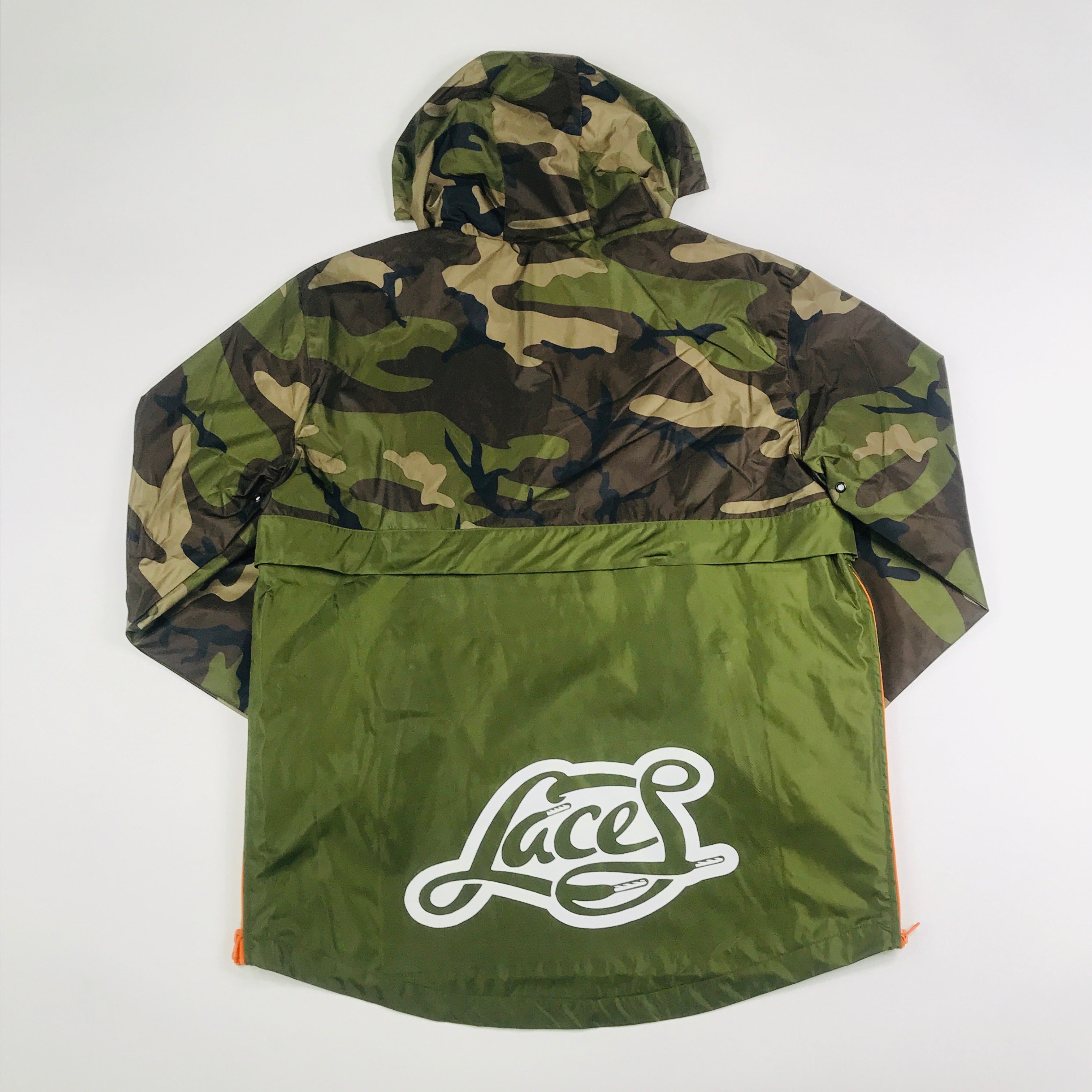 Laces army fatigue windbreaker